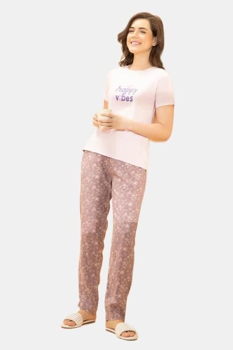 Amante Full Length Pyjama Bottom - Chamomile Floral Print — image 5
